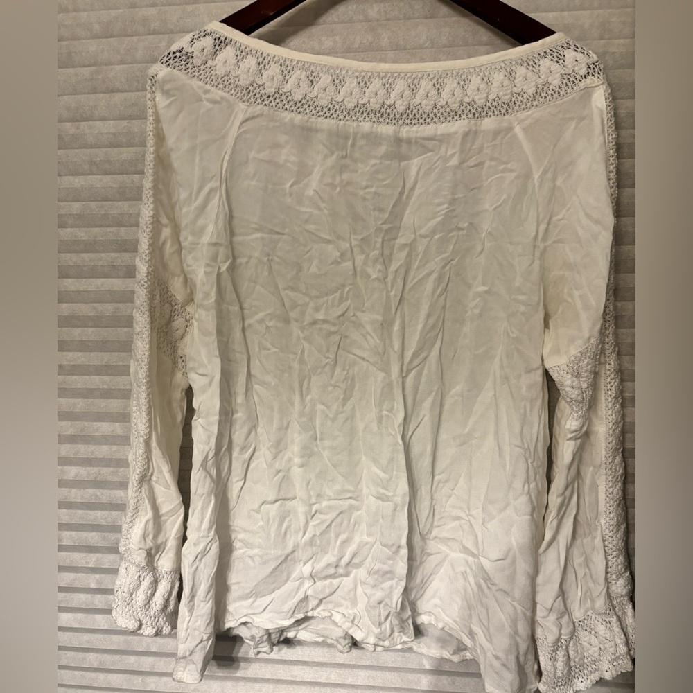 VENUS Elegant White Lace Top women’s size XL - Picture 6 of 6